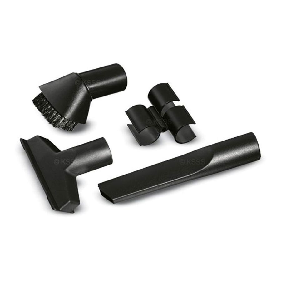 Kärcher Düsenset DN 32, für T-Sauger, mit Clip-Halter